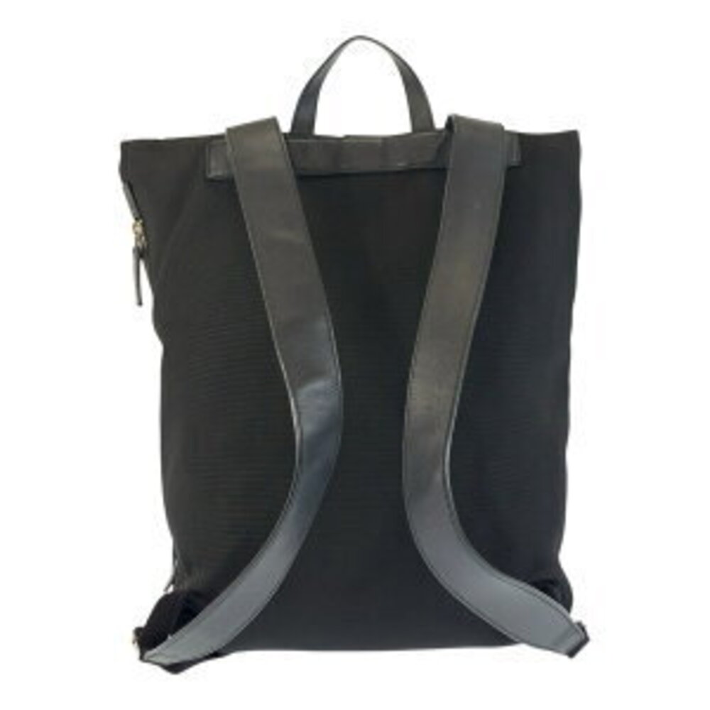 Gucci Line Sherry canvas backpack techno leather black